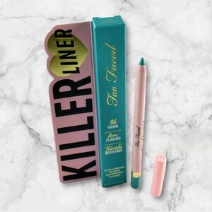 New Too Faced Killer Liner 36 Hour Waterproof Gel Eyeliner Killer Turquoise $25
